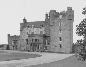 View of main front from south east