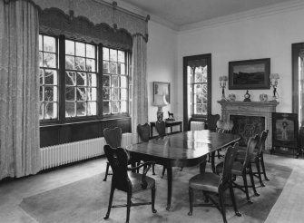 Interior, 1st floor, dining-room, view from north east