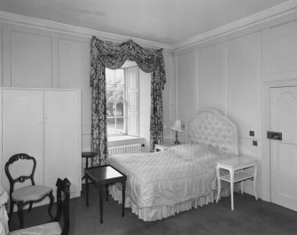 Interior, 2nd floor, Queen Elizabeth the Queen Mother's bedroom, view from north west