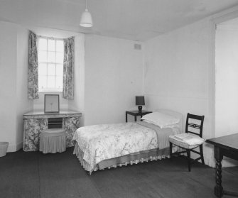 Interior, 4th floor, bedroom, view from south