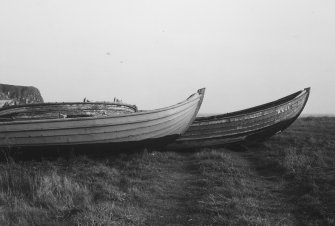 Detail of salmon boats