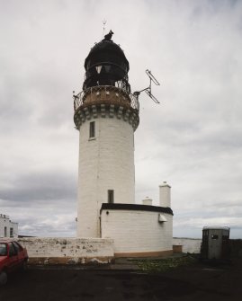 View of lighthouse from E