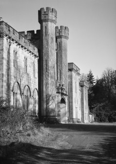 Skye, Armadale Castle.
General view of entrance front from South.