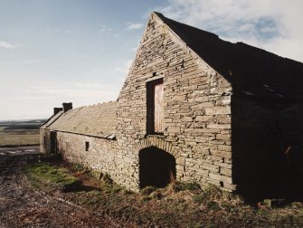 General view of East range of steading from North East.