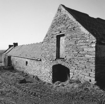 View of East range of steading from North East.