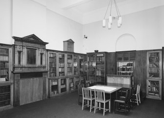 Committee room, view of interior from south