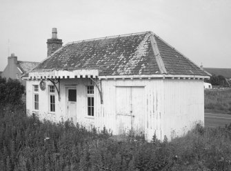 View of station building from SW