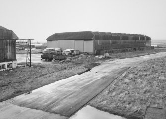 General view from NE of southwestern C1 type hangar.