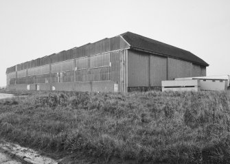 View from SE of southwestern C1 type hangar showing disabled doors.