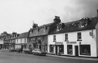 View of 1 - 9 High Street, Caledonian hotel and Priory Stores