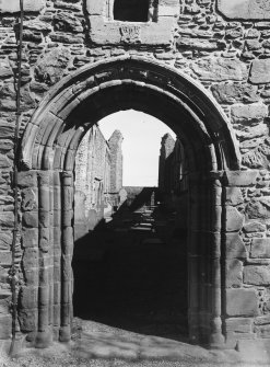 Detail of doorway into nave