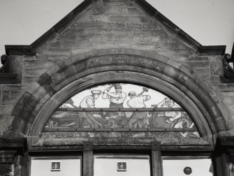 Academy Street frontage, south east (right) panel