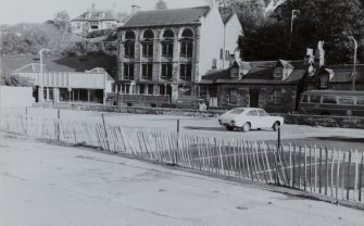 General view across car park