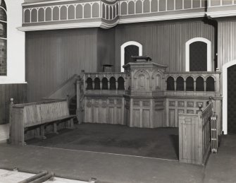 Interior view of pulpit