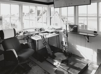 Inverness, Clachnaharry Station, Signal Box
View of the interior of Clachnaharry signal box, showing the 4 levers and the more modern telecommunications equipment.