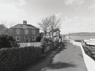 Inverness, Clachnaharry, Clachnaharry Road, Dunolly
View from the south-east showing Dunolly and Clachnaharry signal box, with the sea lock basin on the extreme right