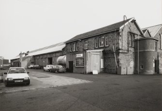 View from west along north west side of Traction Maintenance Depot