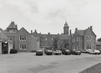 Main building. General view of NW side from NW