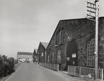 View of carraige sheds from SSW