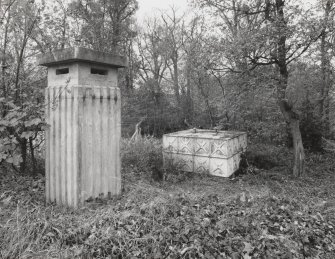 Detail of South West water tank and ventilator