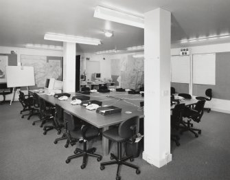 Lower level View of operations room (1941 filter room) from North