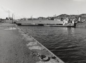 Inverness, Muirtown Swing Bridge over Caledonian Canal
General view from east of east side of bridge