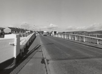 Inverness, Muirtown Swing Bridge over Caledonian Canal
View from south east along deck of bridge, from S end.