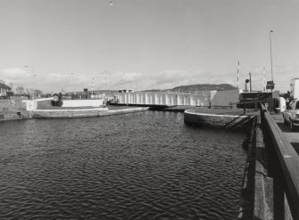 Inverness, Muirtown Swing Bridge over Caledonian Canal
General view of west side of bridge from south west