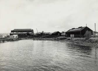 View of works from Thornbush Quay, looking from north west