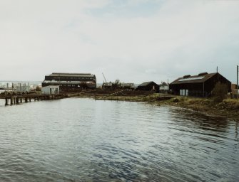 View of works from Thornbush Quay, looking from north west