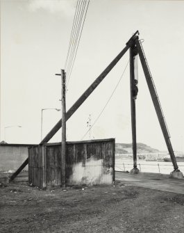 View from south west of sheer legs on Thorbush Quay