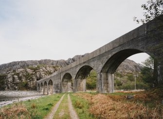 Loch Nan Uamh Viaduct
Oblique view of viaduct from south south west
