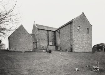 View of Church and rear of MacIntosh Mausoleum from north