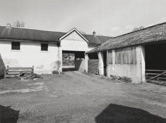 View of courtyard from south east