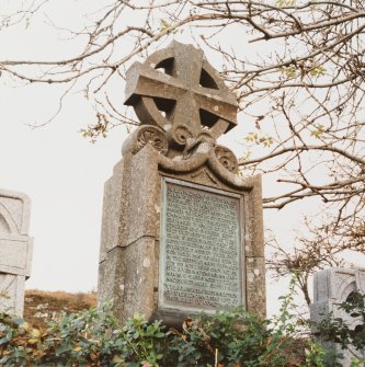 Astley gravestone, West face, detail