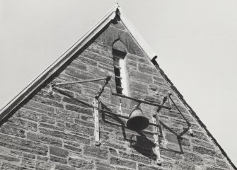 West wing, detail of south gable bell