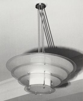 Ground floor, dining room, detail of north east ceiling light