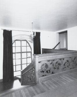 First floor, view of staircase from south west