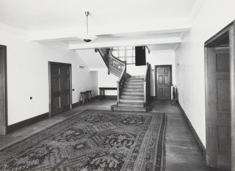 Ground floor, staircase hall, general view from south