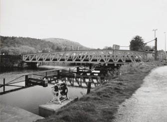 Banavie, Railway Swing Bridge over Caledonian Canal
General view from south of south west side of bridge