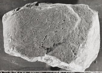 Stone with inscribed Early Christian markings.