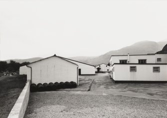 View from NW showing Cask Shed (left) and (beyond) Duty Free Warehouse No.2.