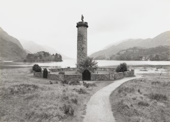 Glenfinnan Monument.  General view from North East.