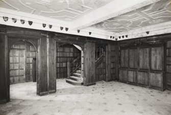 Ground floor hall, view from south east