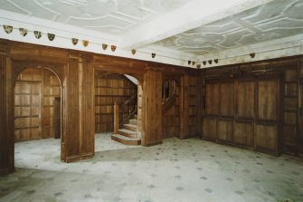 Ground floor hall, view from SE.