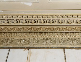 First floor drawing room, detail of cornice