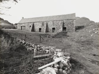 Canna, Coroghon Barn (An Coroghan). View from SW, showing S elevation.
