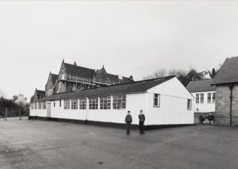 Achintore School and adjacent Western school buildings, view from West