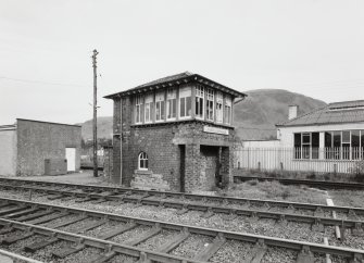 Fort William, Inverlochy, Signal Box
View from west NW (across tracks) of signal box