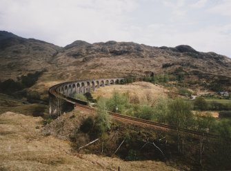 Glenfinnan Railway Viaduct over River Finnan
Elevated general view of viaduct from W